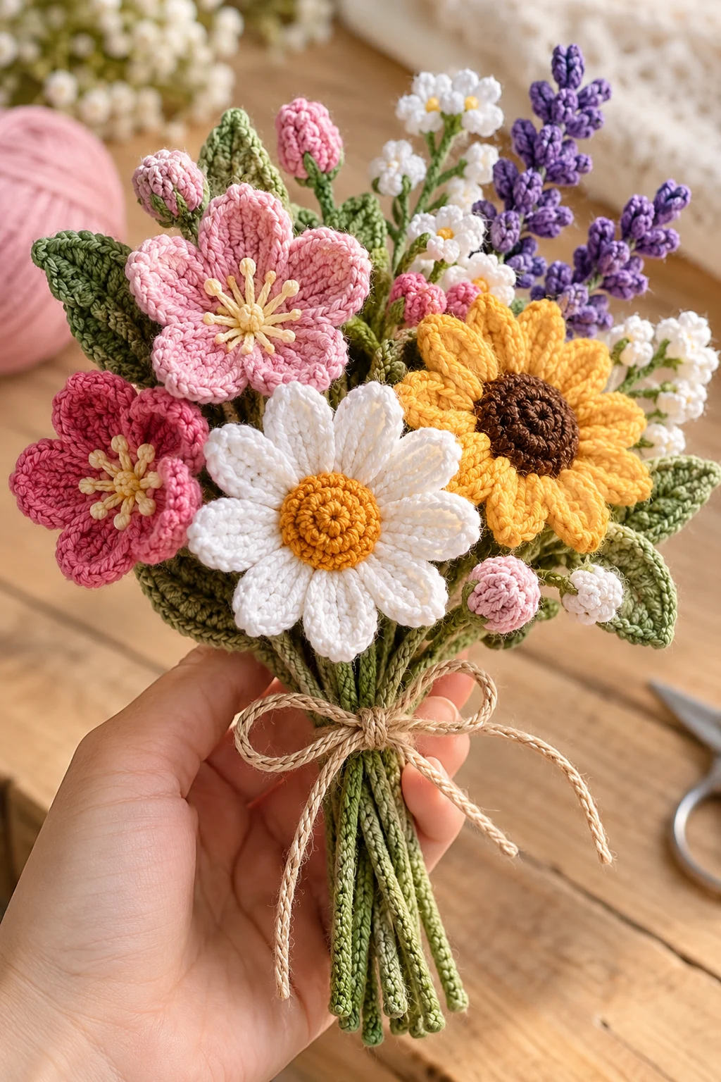 Cute Knitted Flowers for Gifts and Accessories — knitting inspiration