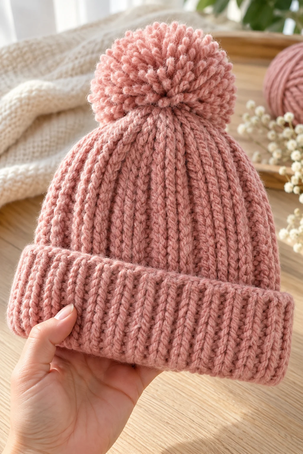 Knitted Beanie With a Folded Brim — Knitting Tutorials style outfit