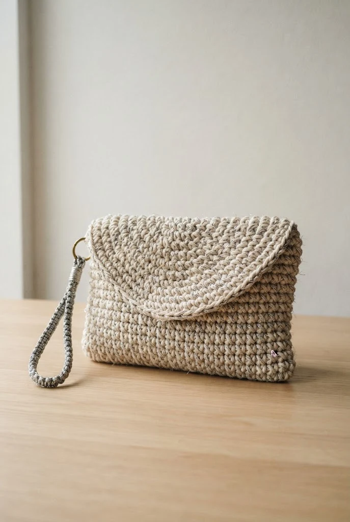Shimmer Metallic Evening Clutch — macrame crochet bag style outfit