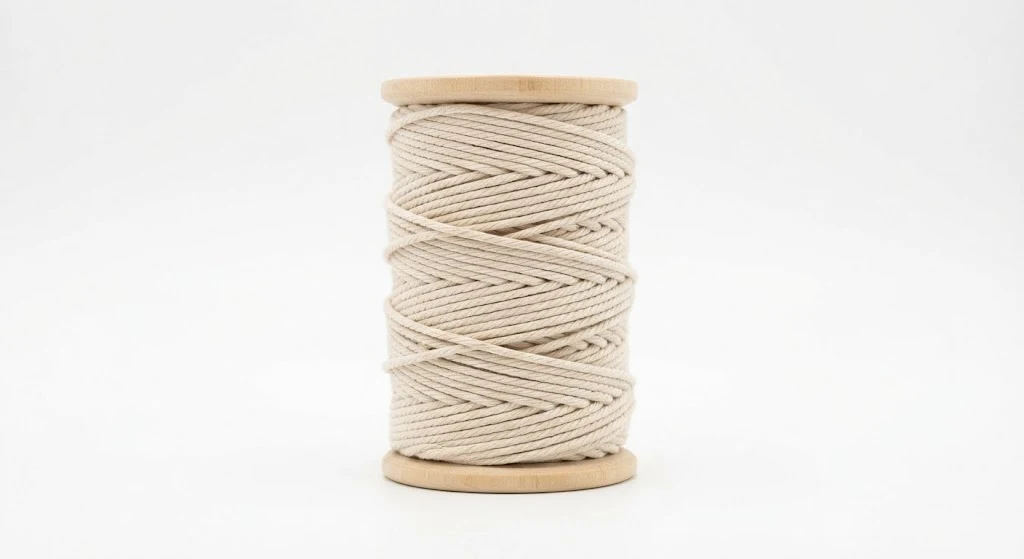 BOOM INDIE 3mm Single Strand Cotton Macrame Cord Natural Beige
