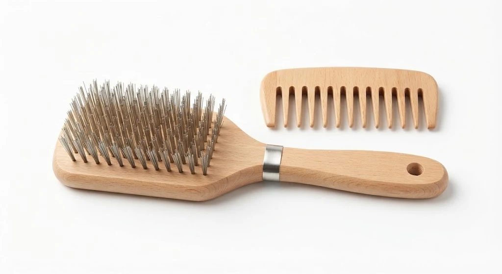 Macrame Fringe Brush and Combing Tool Set
