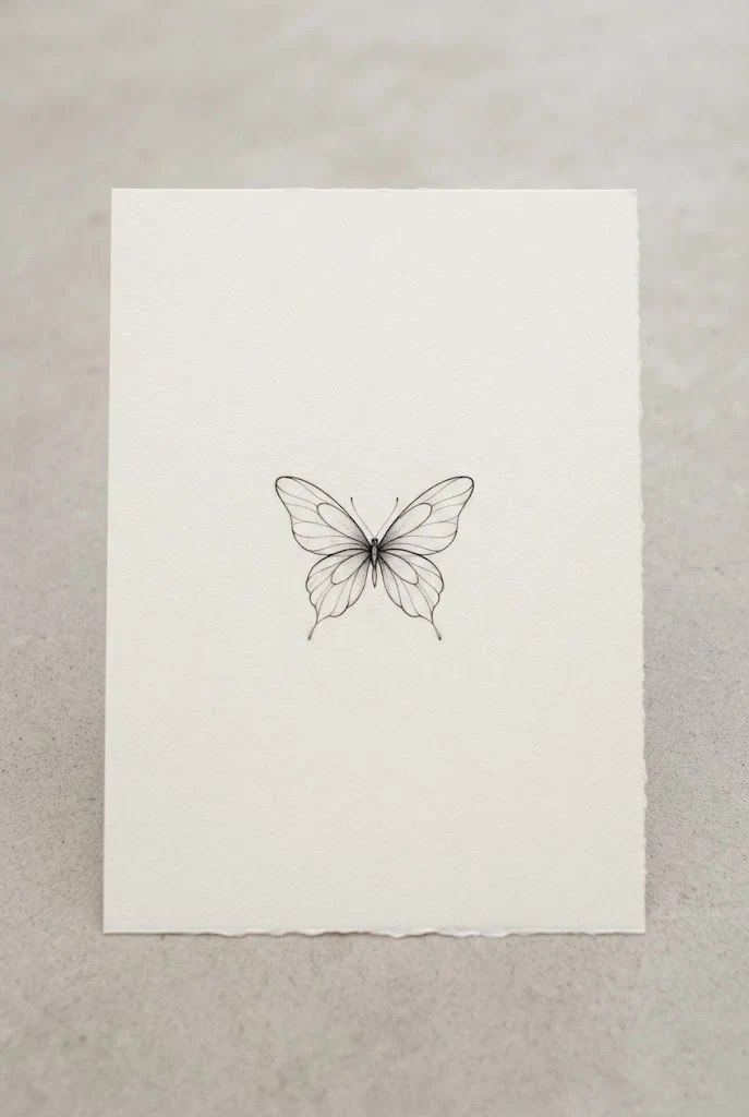 Minimalist Butterfly Tattoo Small Finger Placement — minimalistic butterfly tattoo style outfit