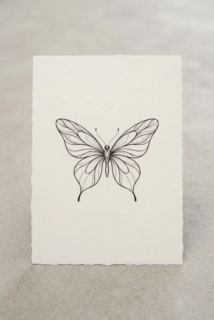 Collarbone Minimalist Butterfly Tattoo For Women — minimalistic butterfly tattoo style outfit