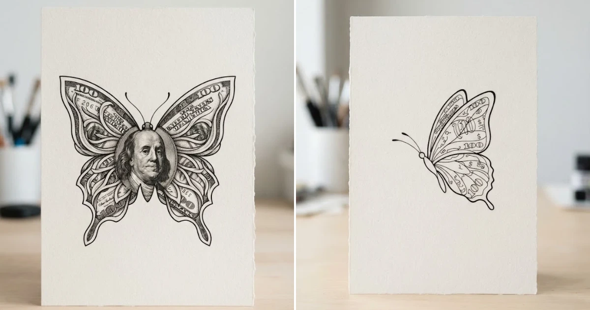 Money butterfly tattoo: 15 Amazing Tattoo Ideas for 2026 money butterfly tattoo