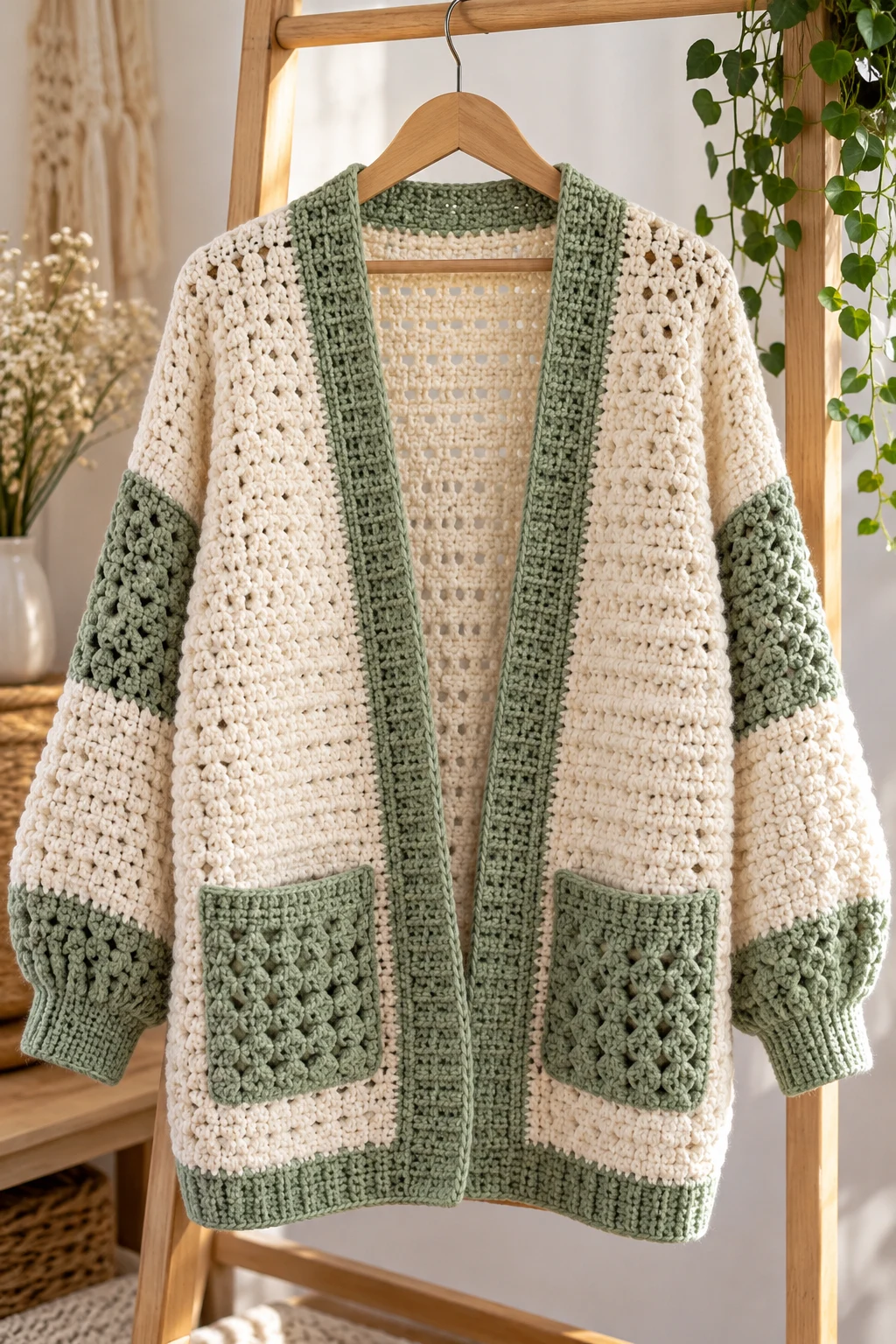 The Beginner-Friendly Video Pattern One Piece Cardigan Crochet — one piece cardigan crochet style outfit