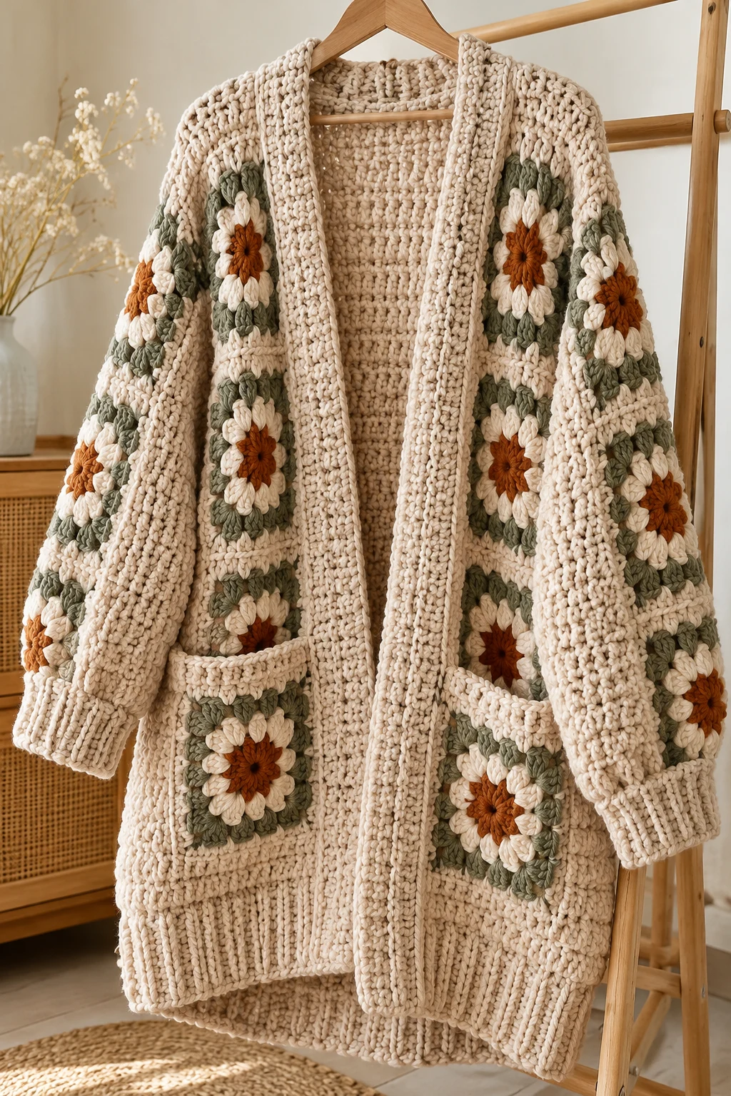 The Chunky Winter One Piece Cardigan Crochet — one piece cardigan crochet style outfit
