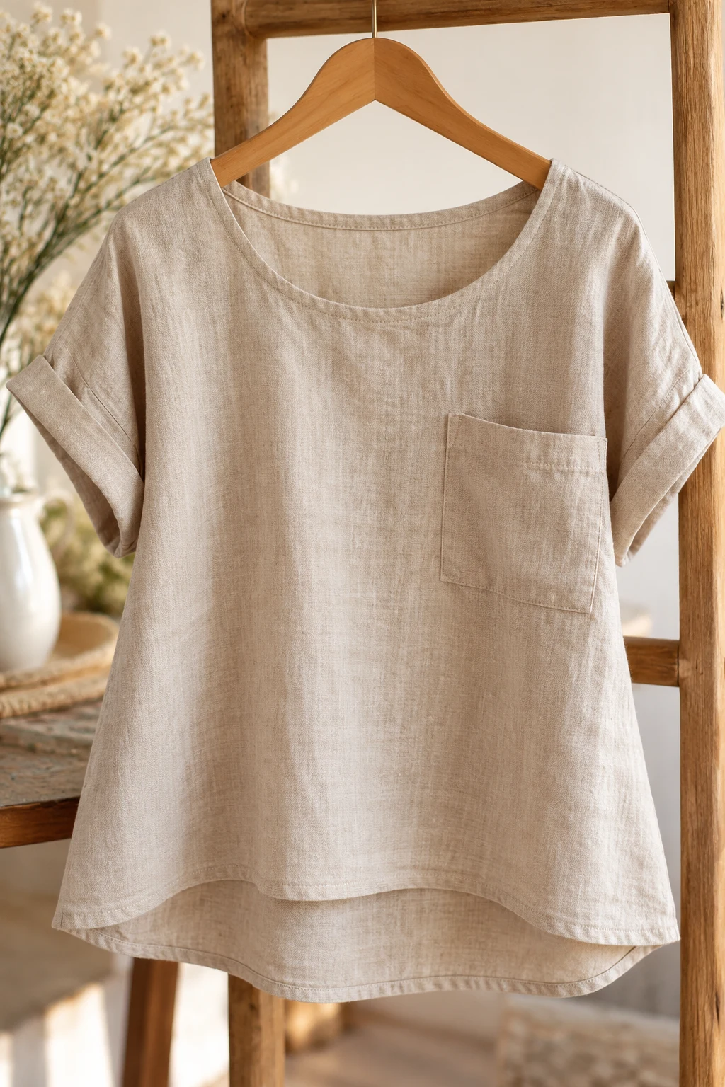 The Relaxed Linen Top — patron couture facile
