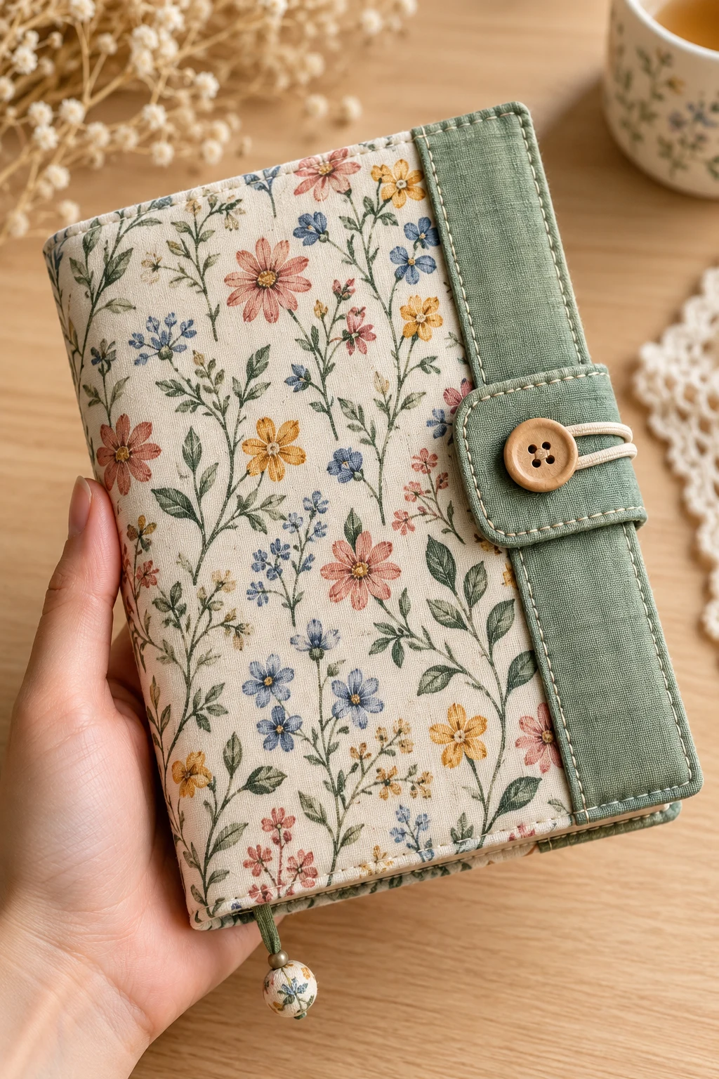 The Simple Fabric Book Cover — patron couture facile