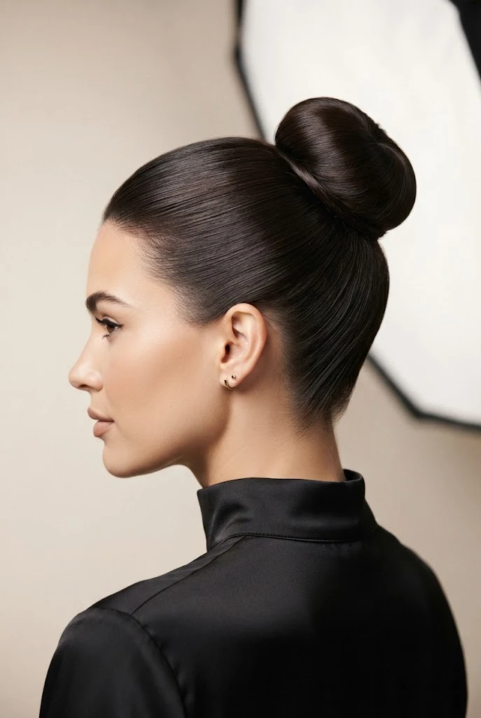 The High Glass Chignon — peinados altos elegantes style outfit