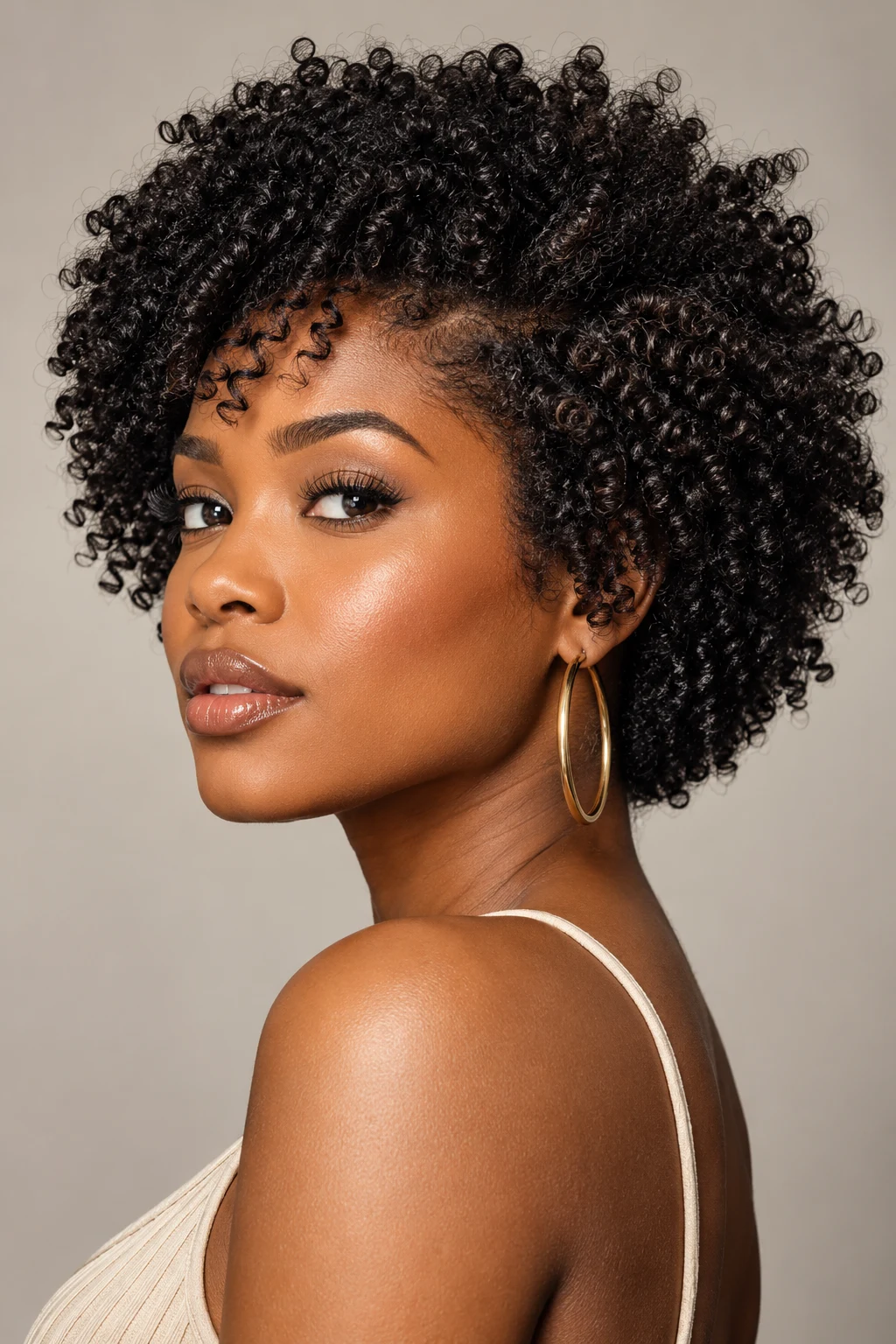 Defined Wash-and-Go — PEINADOS CABELLO CORTO AFRO style outfit