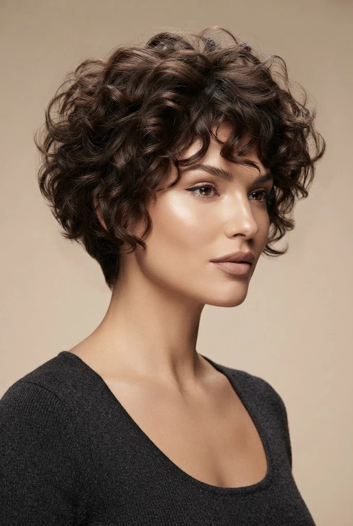 The Diffused Volume Pixie — peinados cabello corto esponjado style outfit