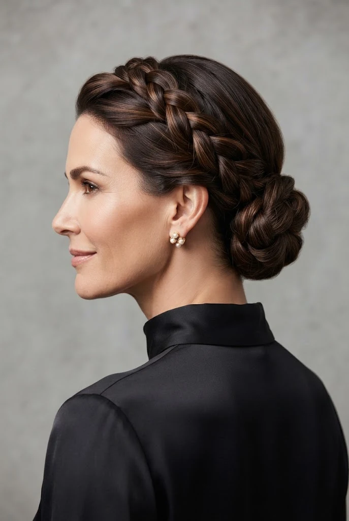 The Double-Twist Crown Updo — peinados chongos elegantes style outfit