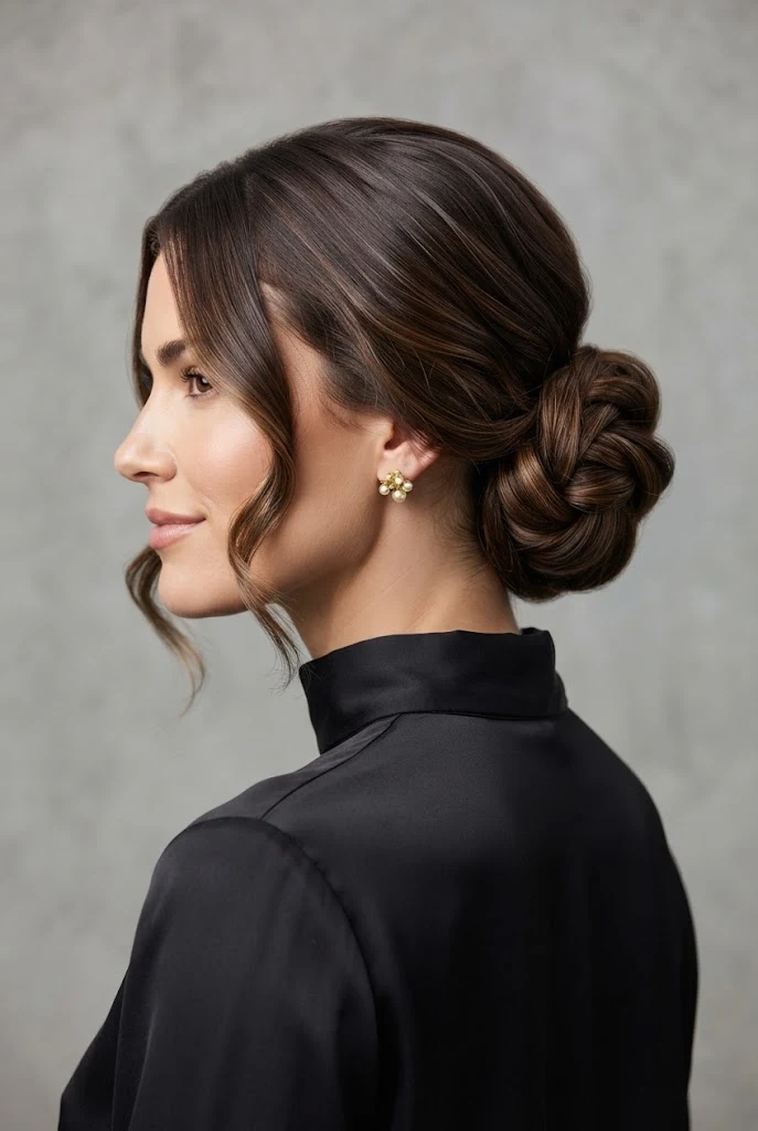The Romantic Low Nape Chignon — peinados chongos elegantes style outfit