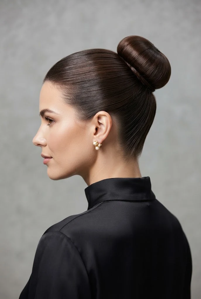 The Polished Ballerina Bun — peinados chongos elegantes style outfit