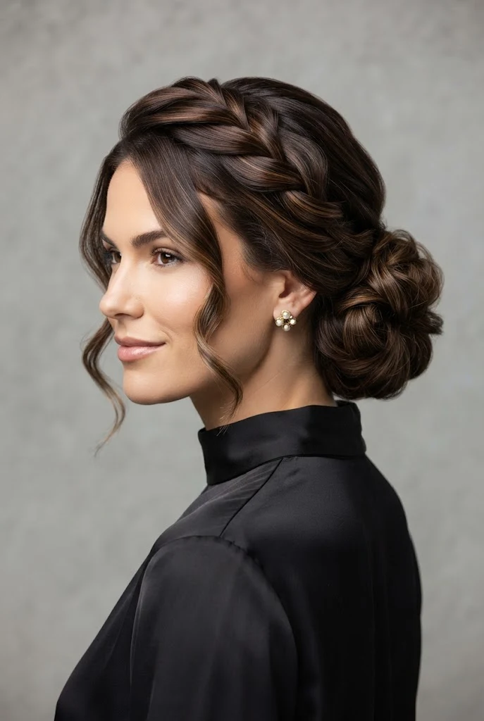 The Twisted Side-Swept Masterpiece — peinados chongos elegantes style outfit