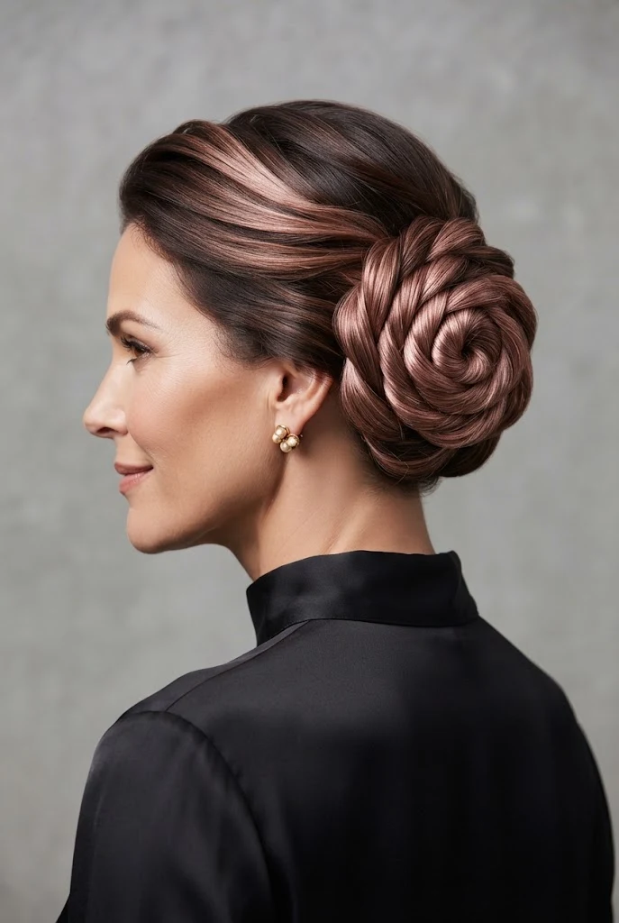 The Twisted Rose Gold Knot — peinados chongos elegantes style outfit