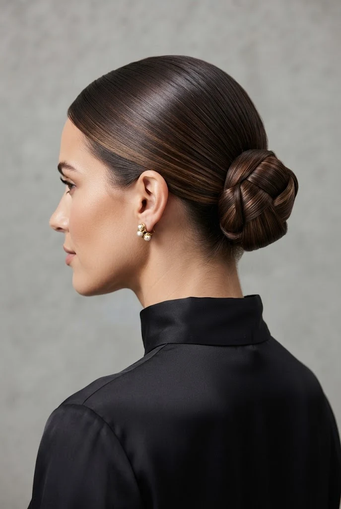 The Minimalist Geometric Knot — peinados chongos elegantes style outfit