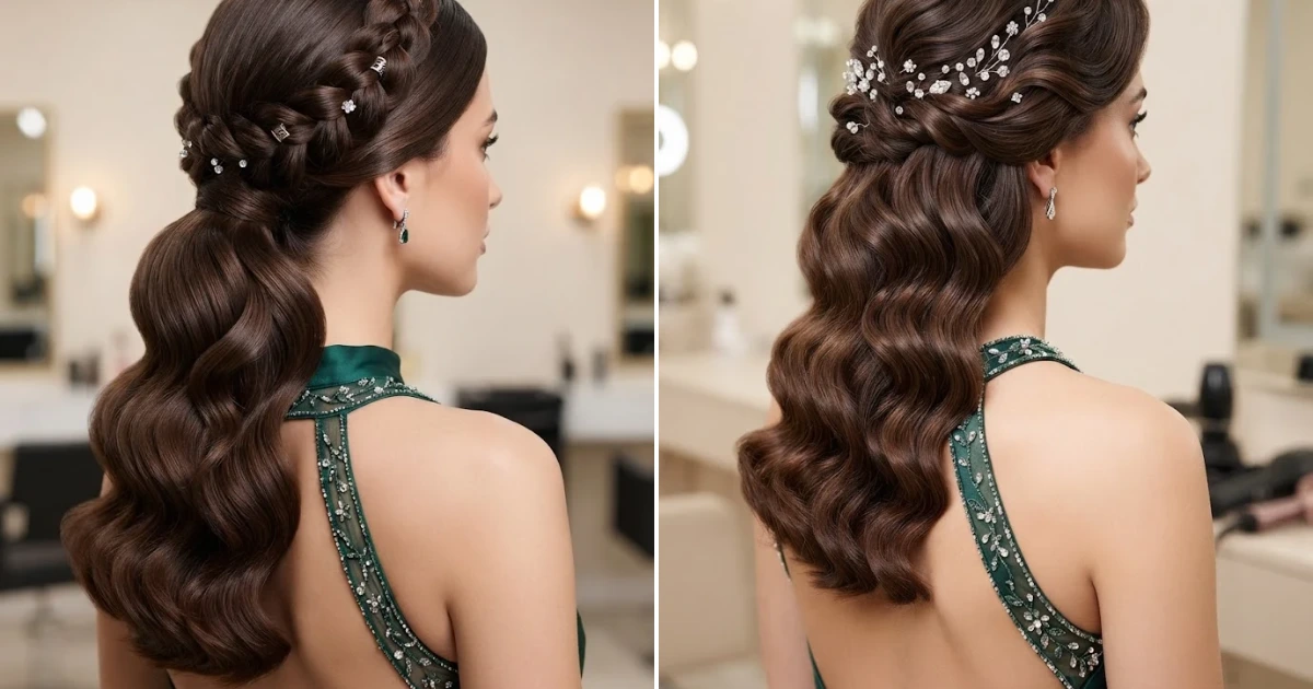Peinados con cabello suelto elegantes: 15 Beautiful peinados con cabello suelto elegantes
