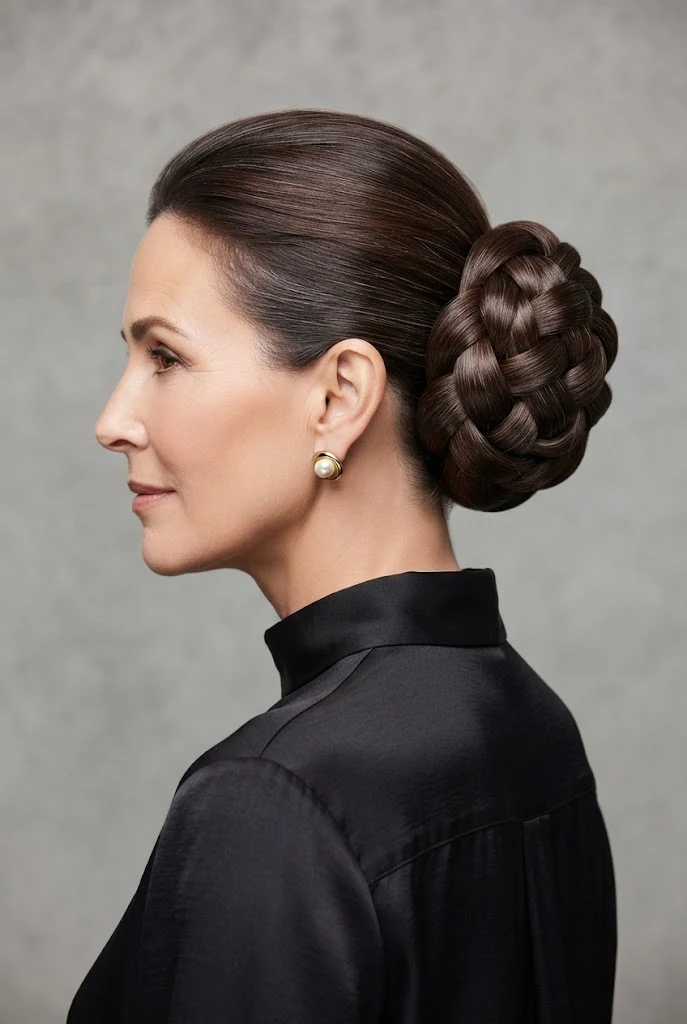 The Interlocked Loop Donut Bun — peinados con donas elegantes style outfit