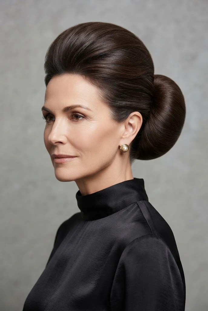 The Voluminous Crown Bouffant Donut — peinados con donas elegantes style outfit