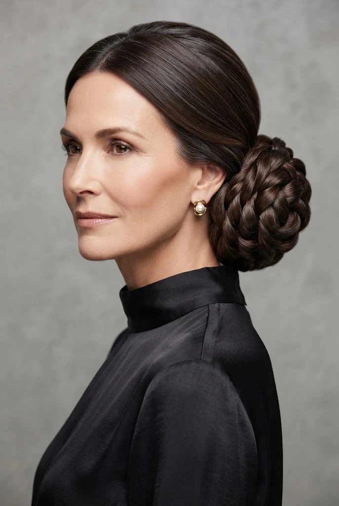 The Twirled Twist Donut Updo — peinados con donas elegantes style outfit
