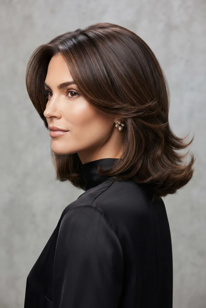 The Layered Flip-Out Blowout — peinados con el pelo suelto elegantes style outfit