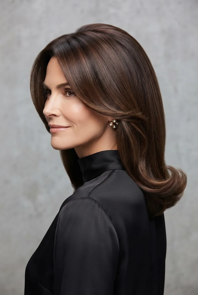 The Polished Blowout with Face-Framing Bends — peinados con el pelo suelto elegantes style outfit