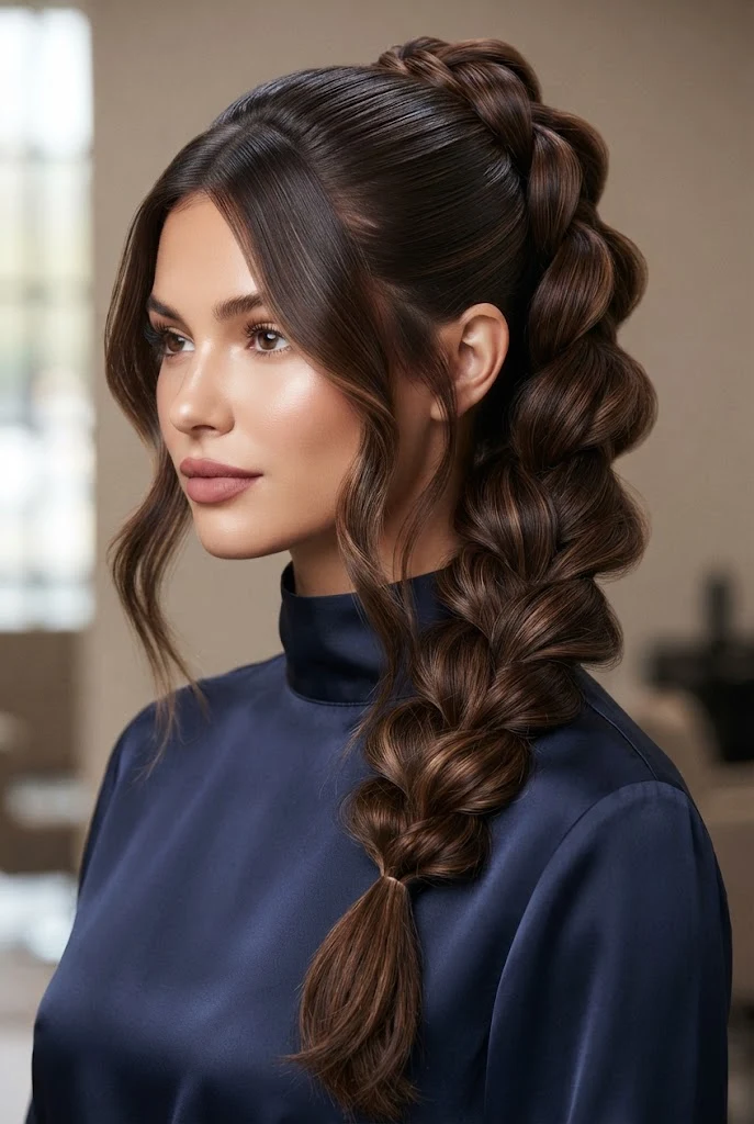 The Pull-Through Illusion Braid — peinados con trenzas elegantes style outfit