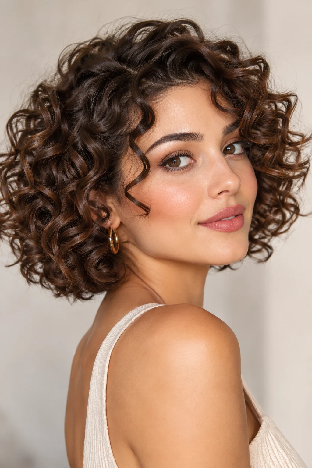 Curly Bob With Defined Ringlets — peinados elegantes cabello corto style outfit