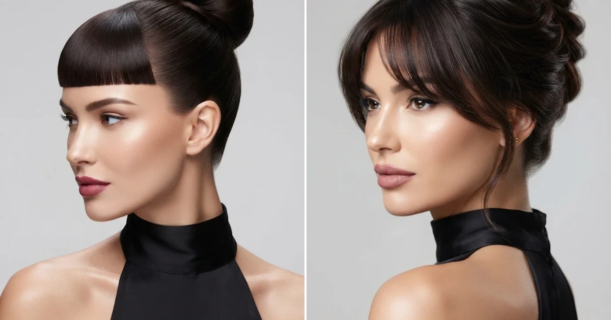 Peinados elegantes con flequillo: 15 Chic Hairstyles peinados elegantes con flequillo
