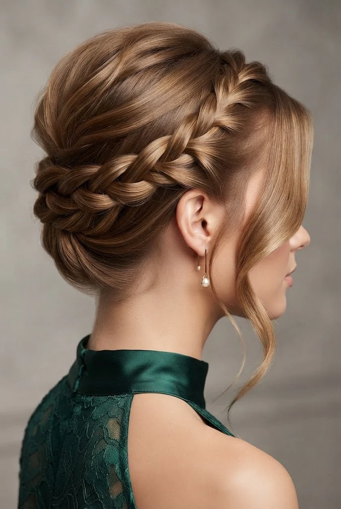 Twisted Waterfall Half-Up — peinados elegantes fÃ¡ciles style outfit