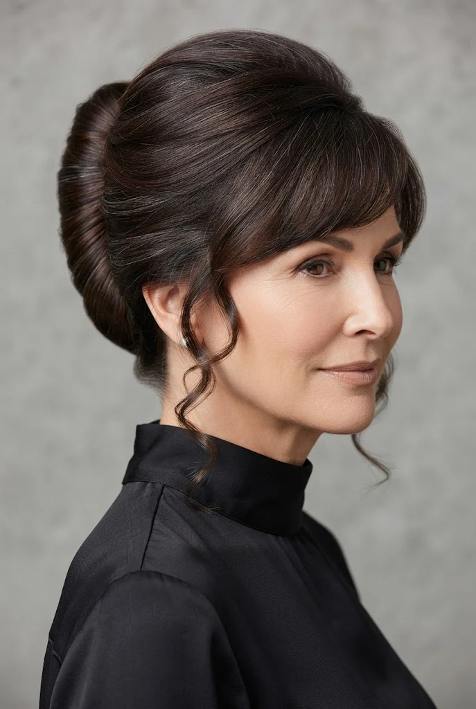 The Classic French Twist with Volume — peinados elegantes para seÃ±oras style outfit