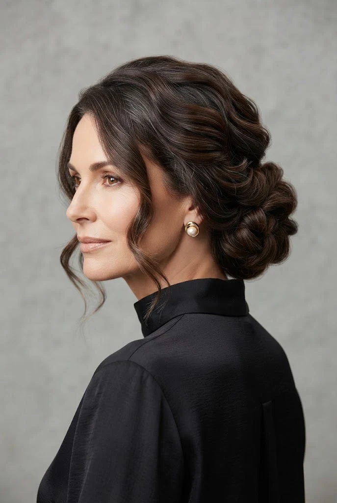The Loose Twisted Updo with Tendrils — peinados elegantes para seÃ±oras style outfit
