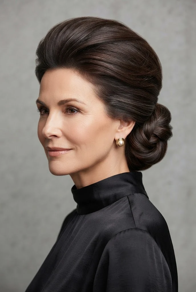 The Voluminous Crown Bouffant Updo — peinados elegantes para seÃ±oras style outfit