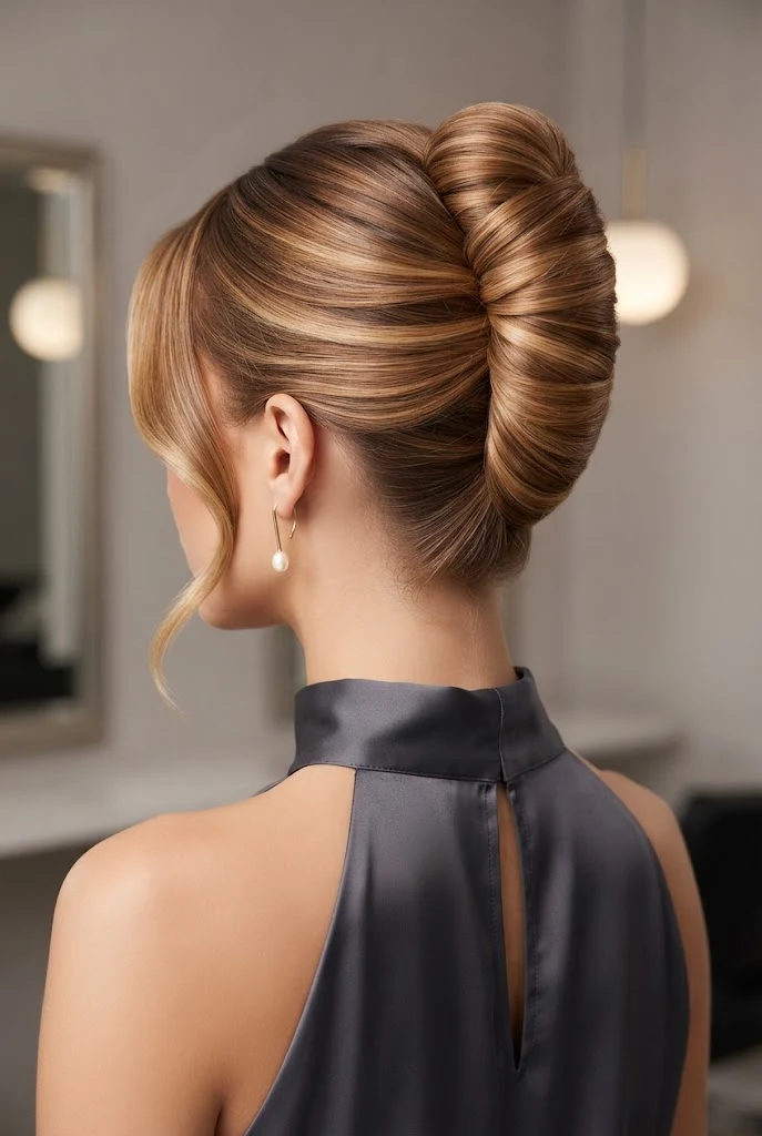 Youthful and Playful Textured Updo — peinados elegantes recogidos style outfit