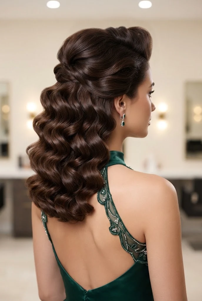Layered Twist-Back Curl Pixie — peinados elegantes rizos style outfit