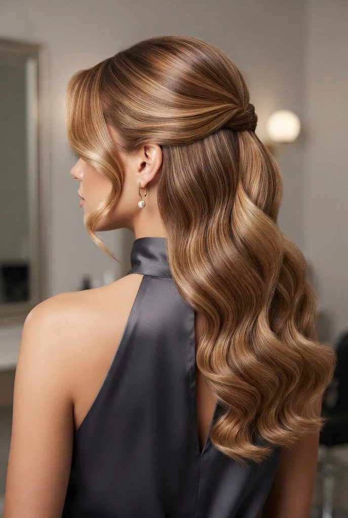 Effortless Polished Flowing Hybrid — peinados elegantes sueltos style outfit