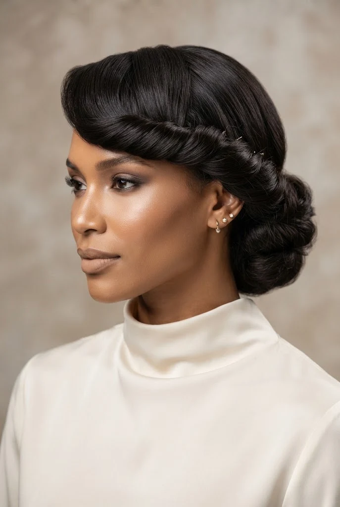 The Twisted Side-Pinnable Rolled Bangs — peinados elegantes y faciles style outfit