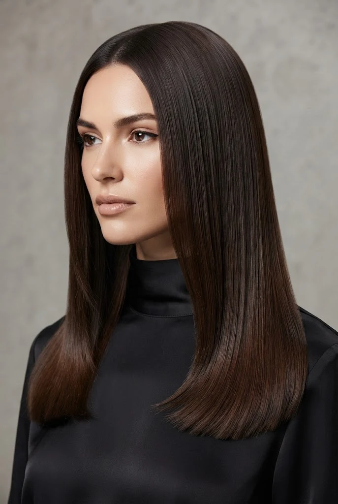 The Liquid Silk Blowout — peinados lacios elegantes style outfit