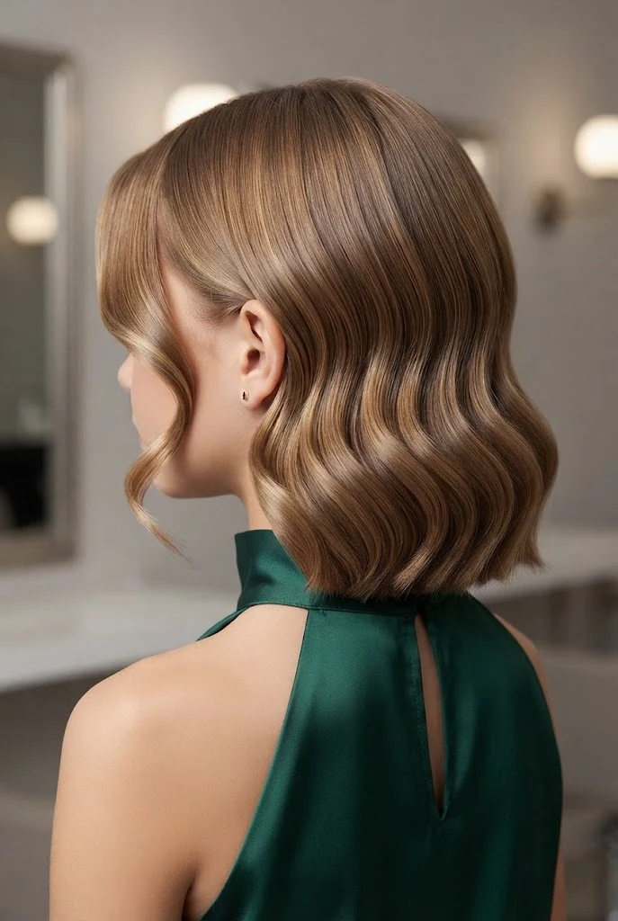 Neat Bob with Soft Waves — peinados para ninas elegantes style outfit