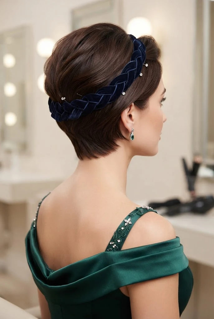 Layered Twist-Back Pixie — peinados para pelo corto elegantes style outfit