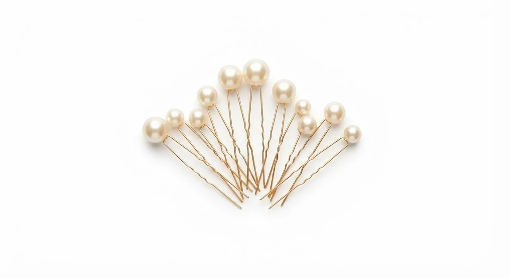 Kitsch Pearl Hair Pins for Bridal Hair