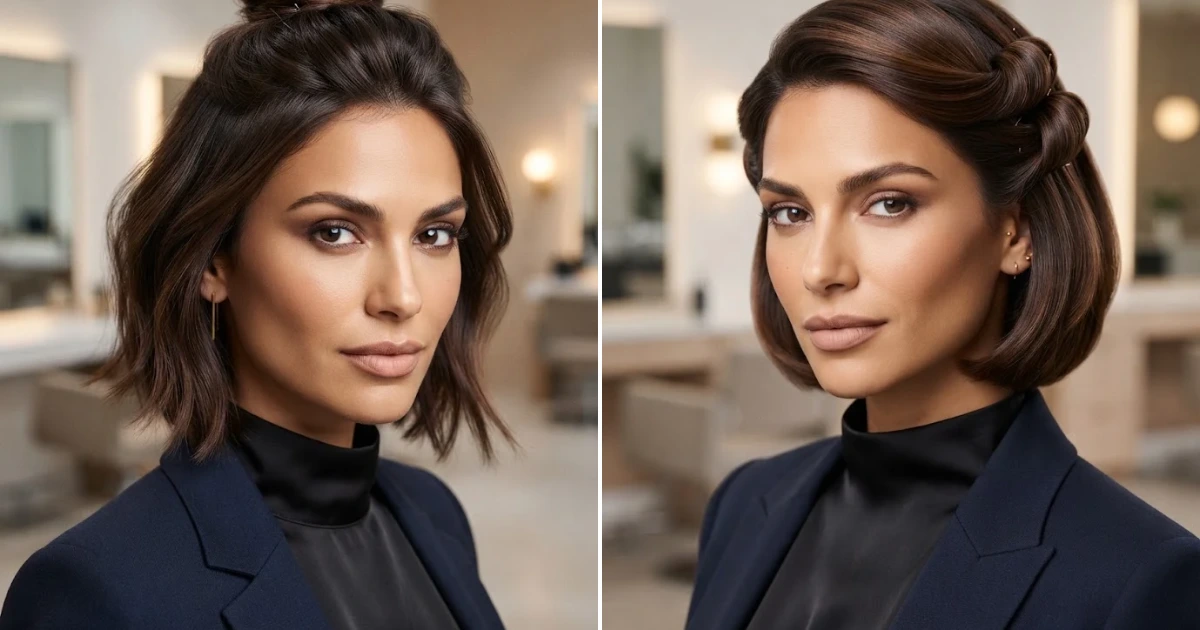 Peinados recogidos cabello corto faciles: 12 Perfect peinados recogidos cabello corto faciles