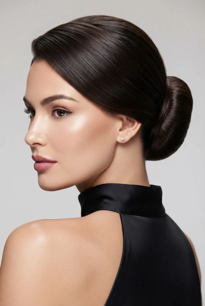 The 30-Second Twisted French Roll — peinados recogidos sencillos elegantes style outfit