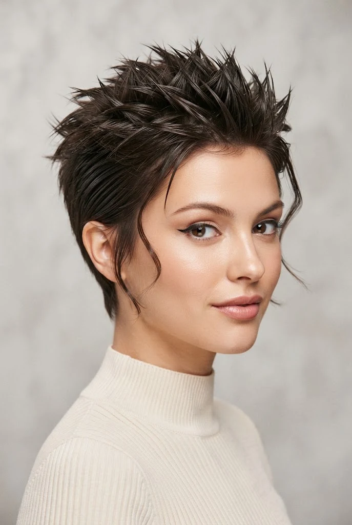 The 1980s New Wave Spiky Crop — peinados retro cabello corto style outfit