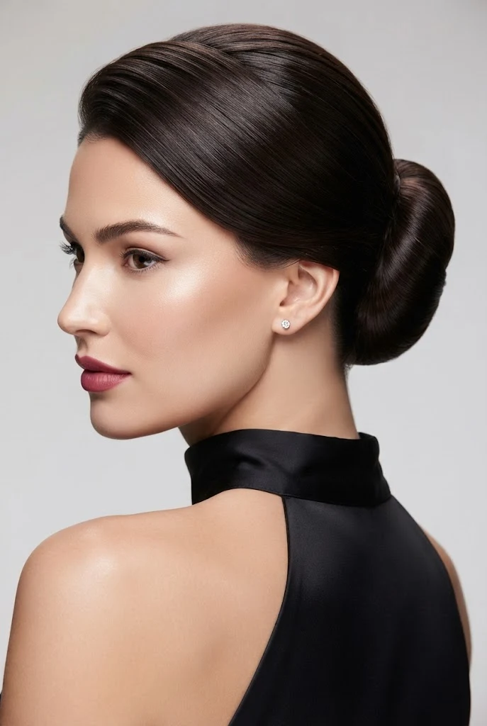 The 30-Second Twisted French Roll — peinados sencillos pero elegantes style outfit