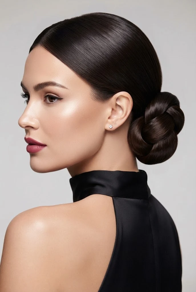 The Double Loop Knotted Bun — peinados sencillos pero elegantes style outfit
