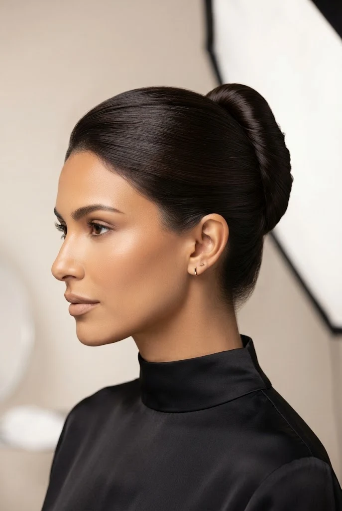 The Classic French Twist Minimalist Updo — peinados simples y elegantes style outfit