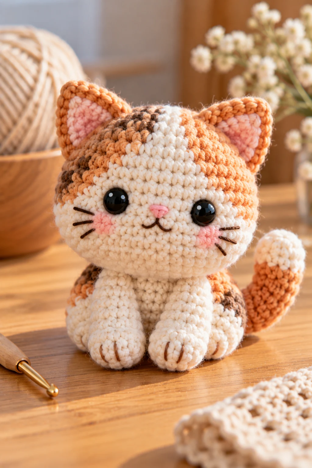 Pola Amigurumi Kucing: Mini Cat Plushie — pola amigurumi style outfit