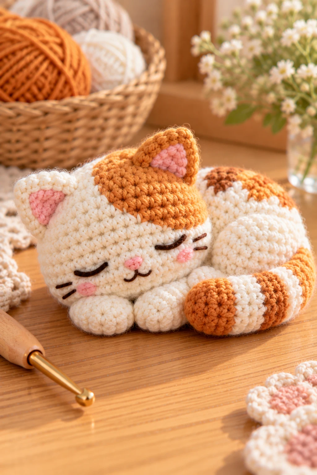 Pola Amigurumi Kucing: Sleeping Cat — pola amigurumi style outfit